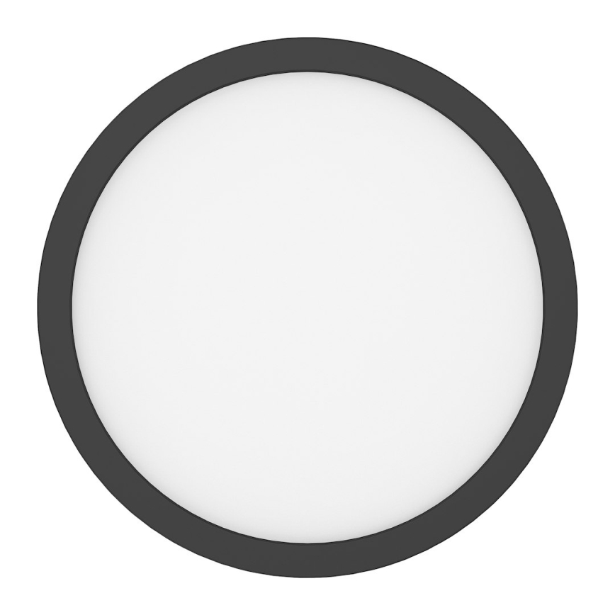 Plafonnier LED EVORA LED/18W/230V 3000/4000/6000K Ø 22,5 cm noir