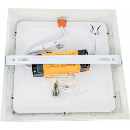 Plafonnier LED FENIX LED/12W/230V 3800K 17 cm neige blanc