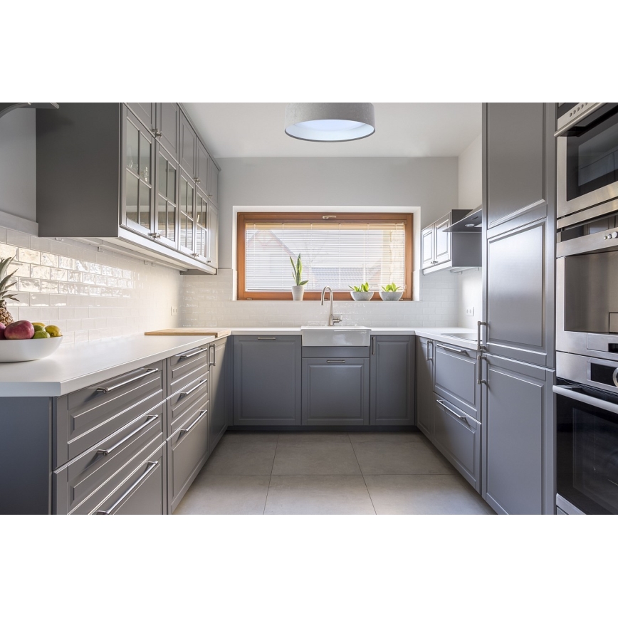 Plafonnier LED GALAXY LED/24W/230V Ø 44 cm gris/blanc