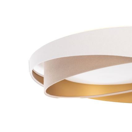 Plafonnier LED GALAXY MODERN LED/24W/230V Ø 55 cm blanc/beige/doré