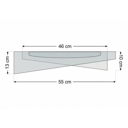 Plafonnier LED GALAXY MODERN LED/24W/230V Ø 55 cm blanc