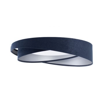 Plafonnier LED GALAXY MODERN LED/24W/230V Ø 55 cm bleu/argenté