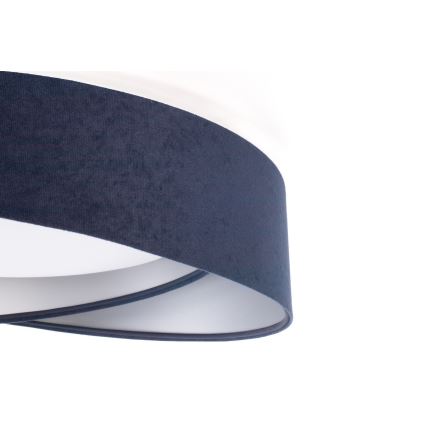 Plafonnier LED GALAXY MODERN LED/24W/230V Ø 55 cm bleu/argenté