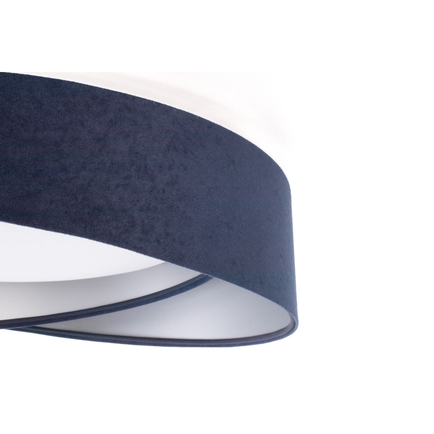 Plafonnier LED GALAXY MODERN LED/24W/230V Ø 55 cm bleu/argenté