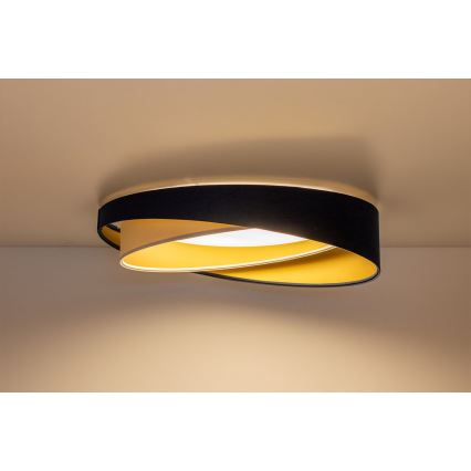 Plafonnier LED GALAXY MODERN LED/24W/230V Ø 55 cm bleu/blanc/doré
