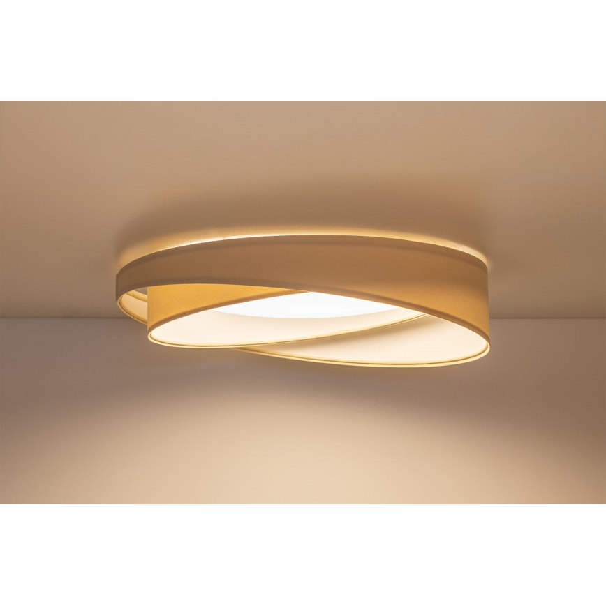 Plafonnier LED GALAXY MODERN LED/24W/230V Ø 55 cm crème/blanc