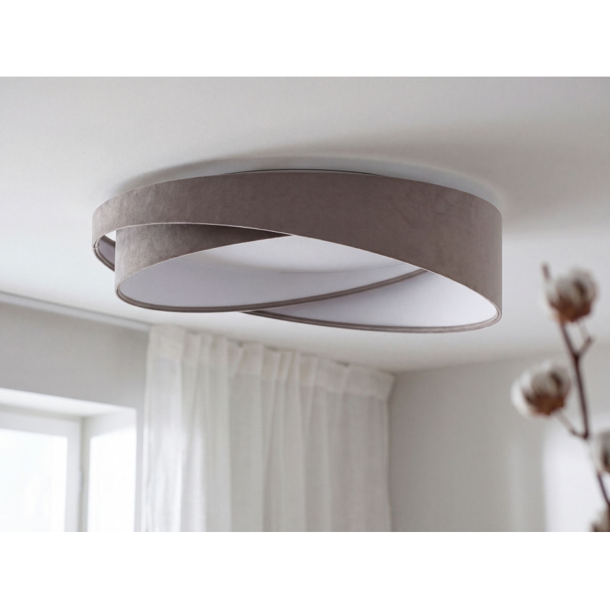 Plafonnier LED GALAXY MODERN LED/24W/230V Ø 55 cm gris/blanc