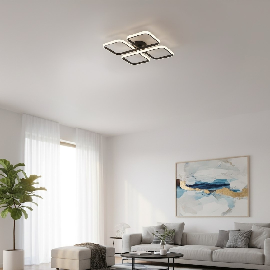 Plafonnier LED HIDALGO LED/40W/230V noir