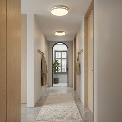 Plafonnier LED HUGO LED/12/18/24W/230V 3000/4000/6500K Ø 30 cm IP54 blanc