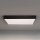 Plafonnier LED LED/215W/230V 3000/4000/6500K 80x80 cm noir