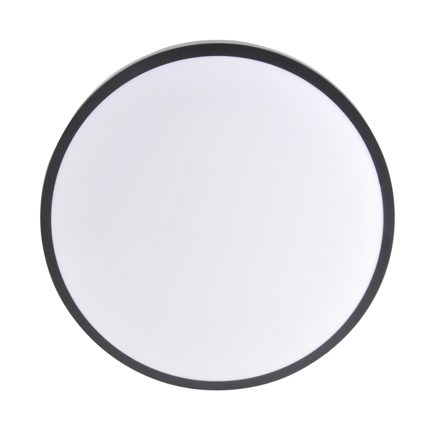 Plafonnier LED LIBRA 15W/230V 4000K Ø 29 cm noir