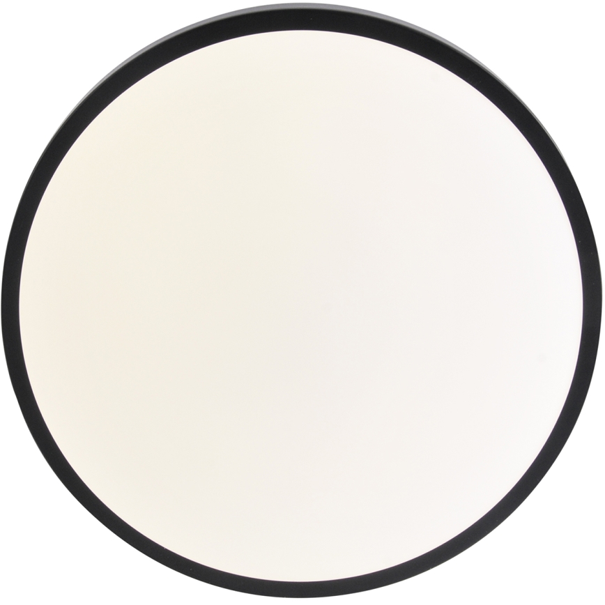 Plafonnier LED LIBRA 15W/230V 4000K Ø 29 cm noir