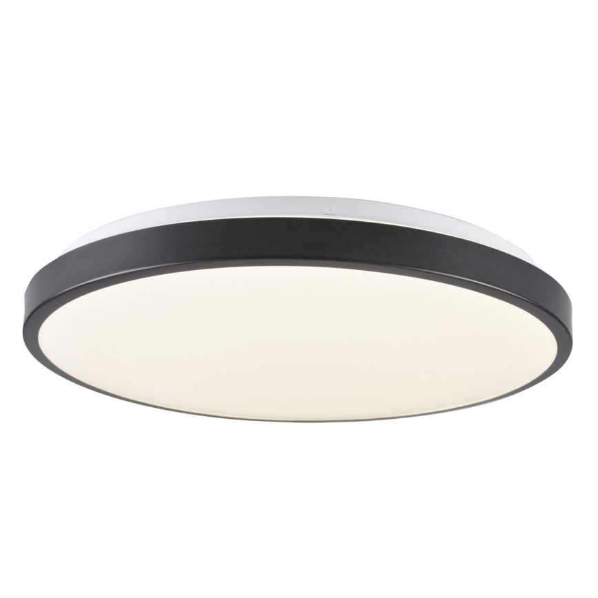 Plafonnier LED LIBRA 24W/230V 4000K Ø 39 cm noir