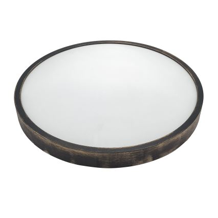 Plafonnier LED OAK SMOKY SLIM LED/36W/230V 4000K Ø 47 cm chêne/brun foncé