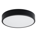 Plafonnier LED ONYX, 32 W, 230 V, Ø 40 cm, noir