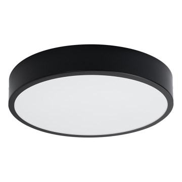 Plafonnier LED ONYX, 32 W, 230 V, Ø 40 cm, noir