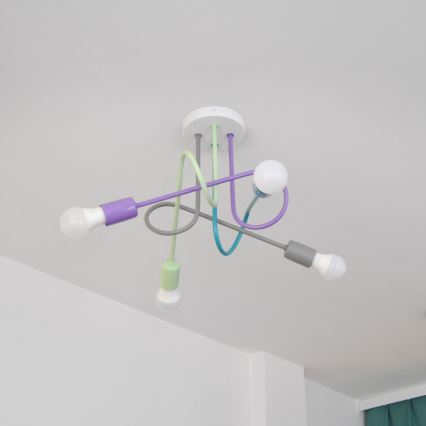 Plafonnier LED OXFORD 4xE27/10W/230V