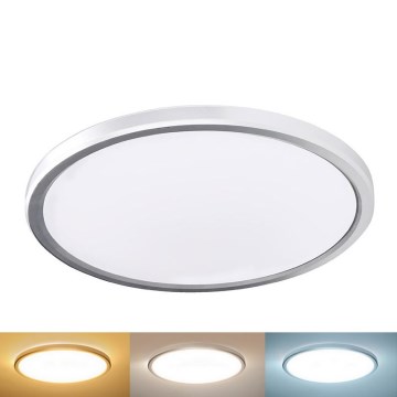 Plafonnier LED pour salle de bains ACATE, 18 W, 230 V, 3000/4000/6000 K, Ø 22 cm, IP54