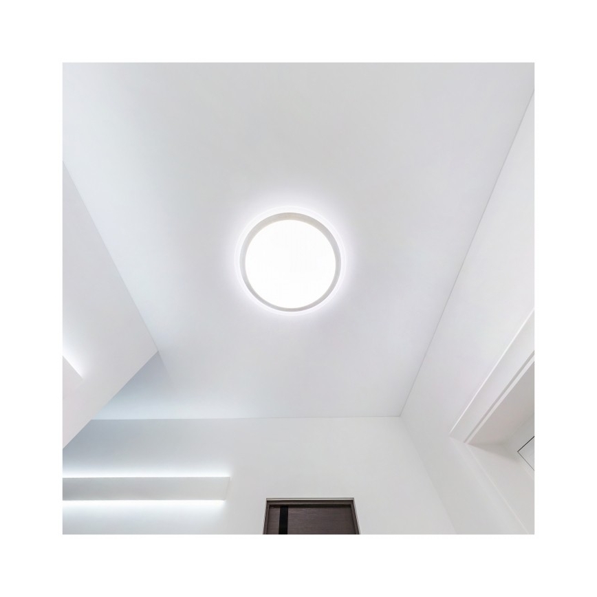 Plafonnier LED pour salle de bains DEFENDER LED/12/18/24W/230V 3000/4000/6500K IP65 Ø 30 cm blanc