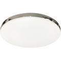 Plafonnier LED pour salle de bains MAYA, 15 W, 230 V, Ø 33 cm, IP44, chrome brillant