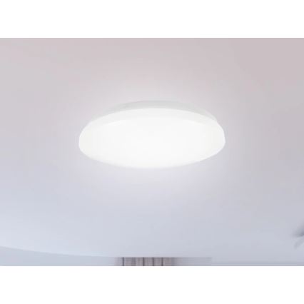 Plafonnier LED pour salle de bains OPAL 12W/230V Ø 24,5 cm IP44 blanc