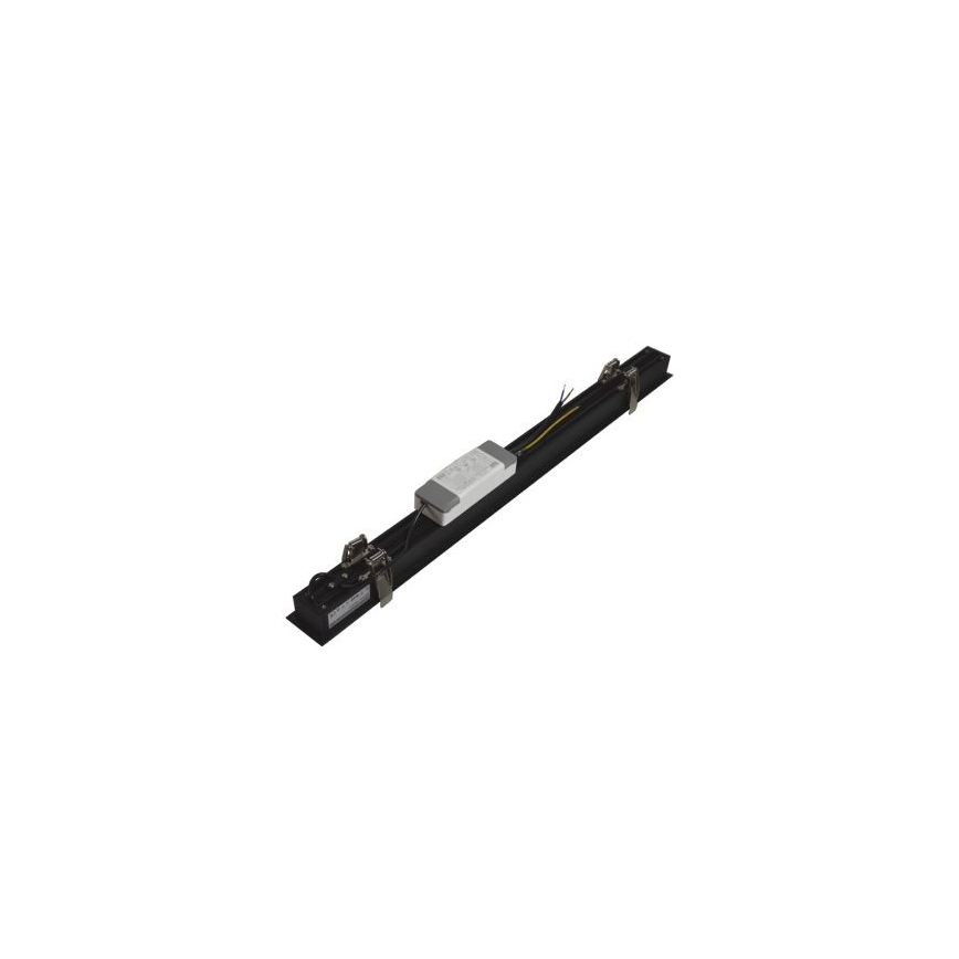 Plafonnier LED REDOM LED/24W/230V 4000K 60 cm noir