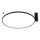 Plafonnier LED RING S LED/34W/230V 3000/4000/6000K Ø 60 cm noir