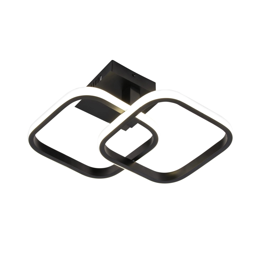 Plafonnier LED ROBERT LED/25W/230V 25x38 cm noir