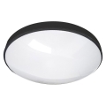 Plafonnier LED salle de bain CIRCLE LED/24W/230V 4000K d. 37 cm IP44 noir