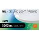 Plafonnier LED salle de bain CIRCLE LED/36W/230V 4000K d. 45 cm IP44 blanc