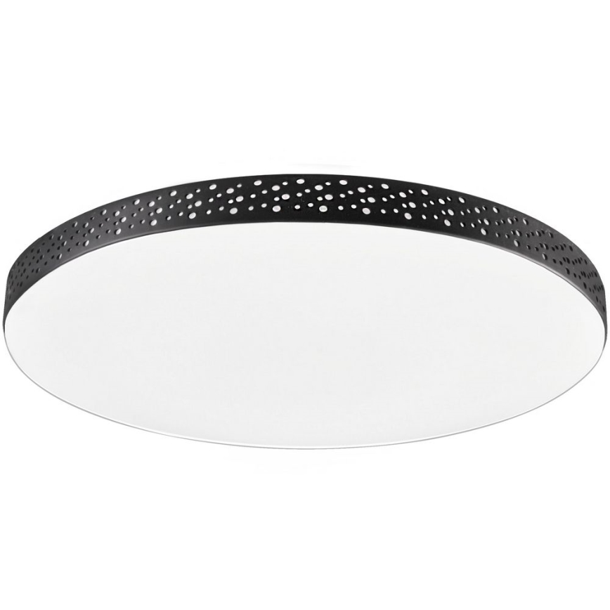 Plafonnier LED salle de bain MOON LED/18W/230V noir IP44