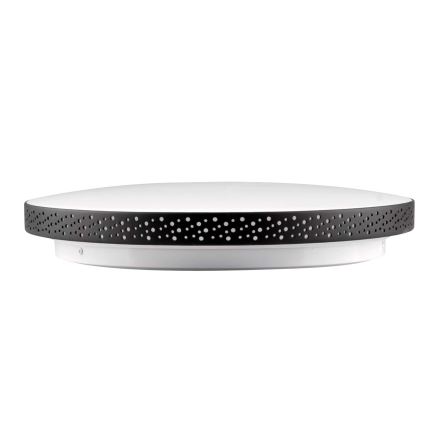 Plafonnier LED salle de bain MOON LED/18W/230V noir IP44