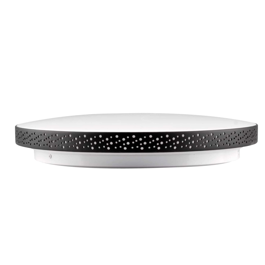 Plafonnier LED salle de bain MOON LED/18W/230V noir IP44
