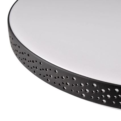 Plafonnier LED salle de bain MOON LED/18W/230V noir IP44