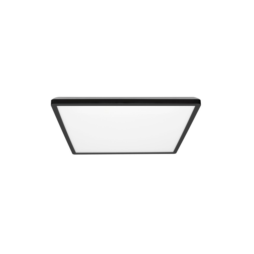 Plafonnier LED pour salle de bain NIVERA LED/24W/230V IP54 3000/4000/6000K 30x30 cm noir