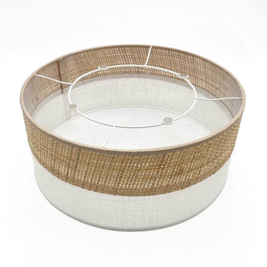 Plafonnier LED SIRJA BOHO/20W/230V/4000K Ø 35 cm beige/blanc