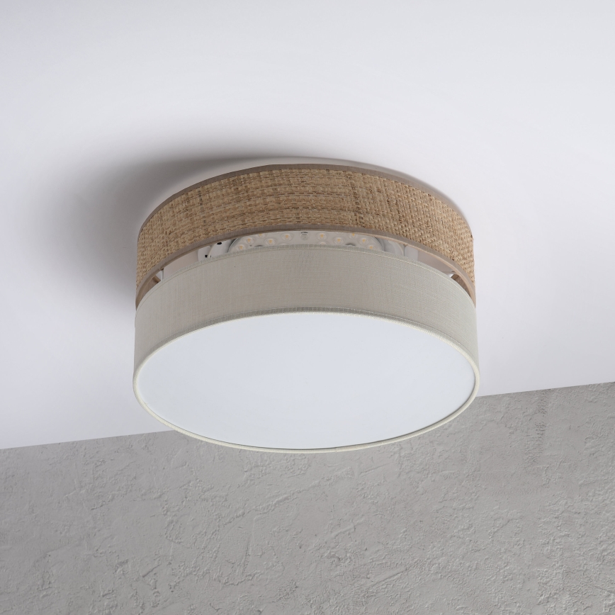 Plafonnier LED SIRJA BOHO LED/20W/230V 4000K Ø 35 cm beige/crème