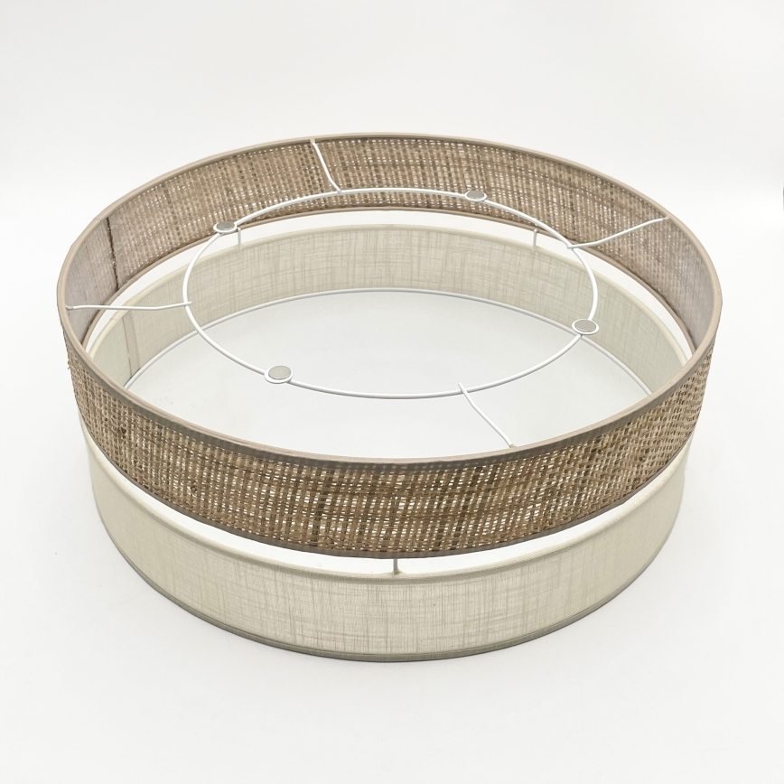 Plafonnier LED SIRJA BOHO, 36 W, 230 V, 4000 K, Ø 45 cm, beige/crème