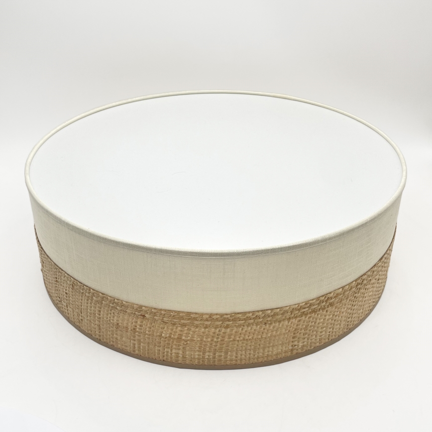 Plafonnier LED SIRJA BOHO LED/36W/230V 4000K Ø 45 cm beige/crème