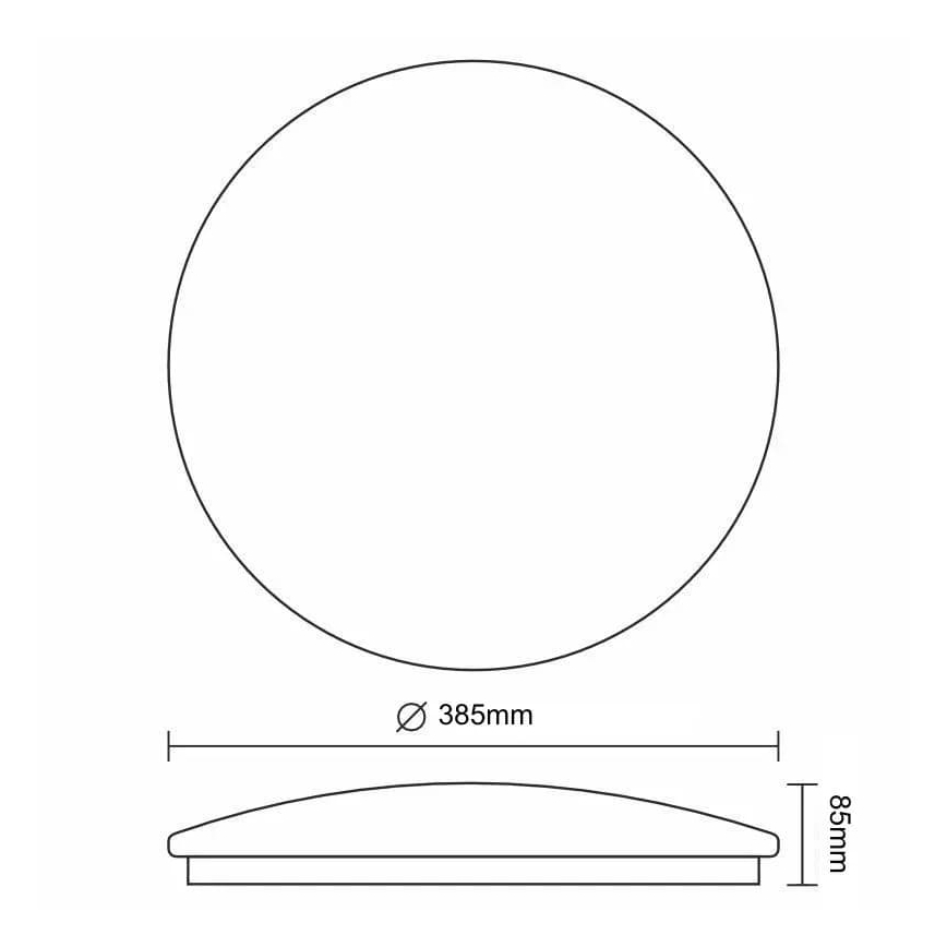 Plafonnier à intensité variable LED STAR LED/36W/230V 3000-6500K + télécommande