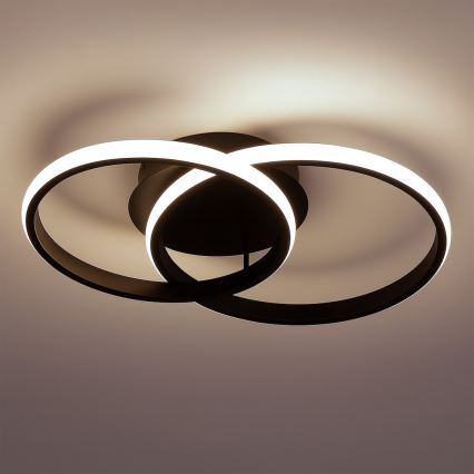 Plafonnier LED TITANO LED/12W/230V noir