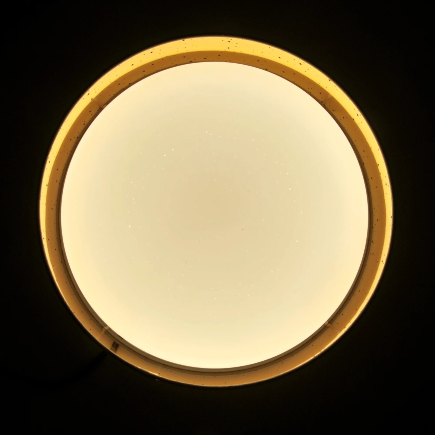 Plafonnier LED TULUZA LED/24W/230V diam. 40 cm marron