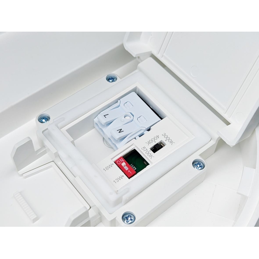 Plafonnier LED dimmable pour salle de bain VARIO NOVA LED/13/18W/230V 3000/4000/5700K Ø 36 cm IP44 blanc