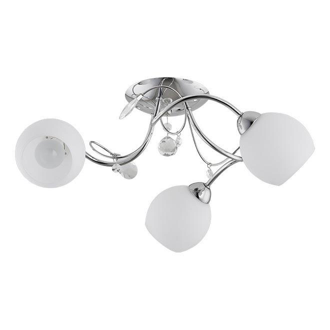 Plafonnier LIVIA 3xE14/10W/230V chrome brillant