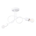 Plafonnier LOOP 2xE27/15W/230V blanc
