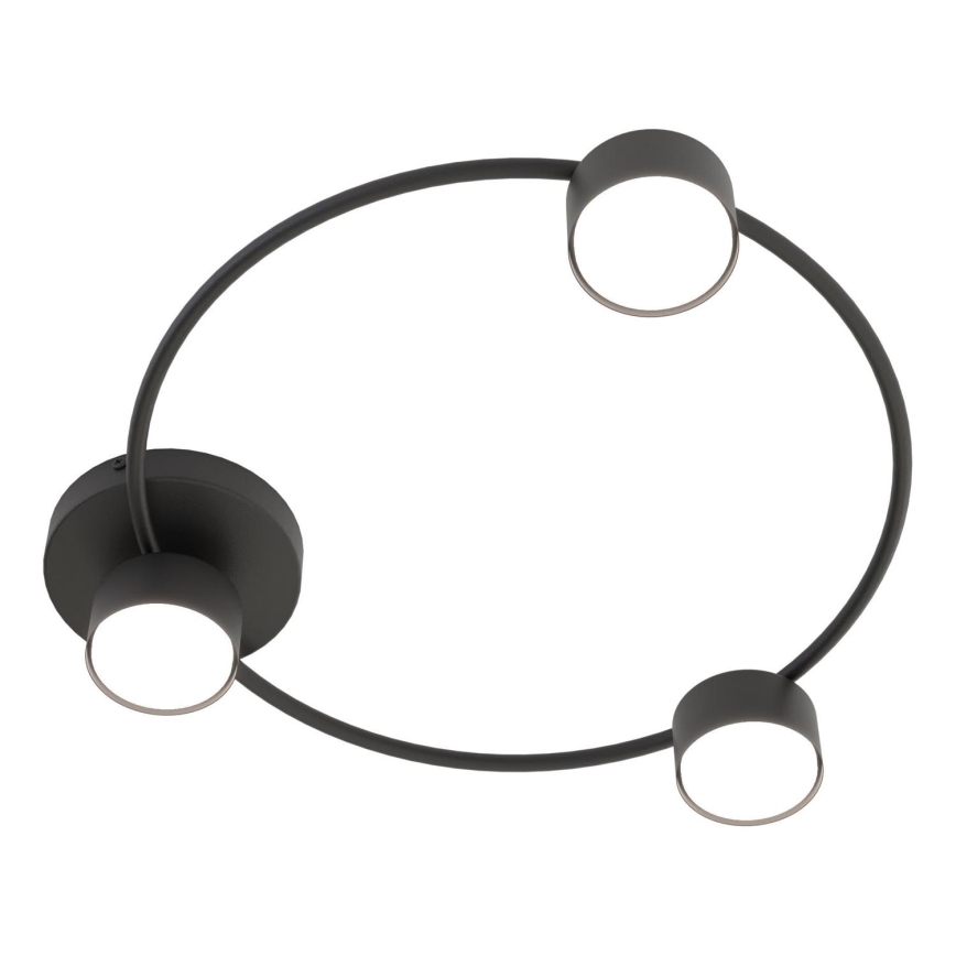 Plafonnier LUCIO 3xGX53/12W/230V noir
