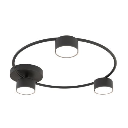 Plafonnier LUCIO 3xGX53/12W/230V noir