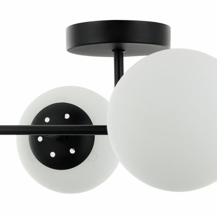 Plafonnier MADDIE 4xE14/5W/230V noir