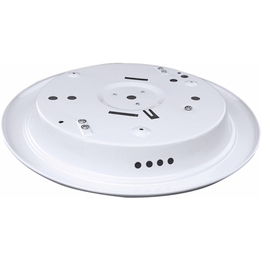 Plafonnier MANA 2xE27/40W/230V avec détecteur de mouvement et détecteur crépusculaire, Ø 30 cm, blanc