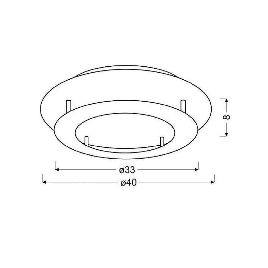 Plafonnier MERLE LED/18W/230V